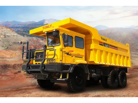 شاحنات نقل الأتربة / معدات مقالع  شاحنات قلابة ديزل للطرق الوعرة بحمولة 60 طن Diesel Off-Road Dump Truck