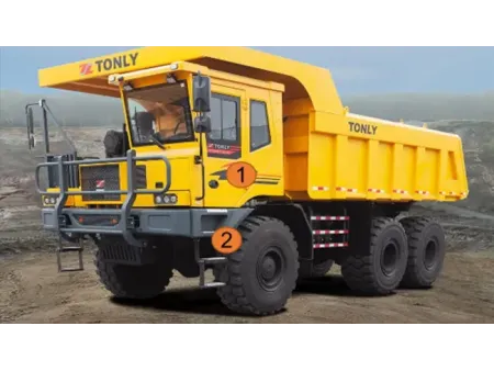 شاحنة قلابة للطرق الوعرة بنظام دفع كلي بحمولة من 40 إلى 50 طن  40-50 Ton All-Drive Off-Road Dump Truck