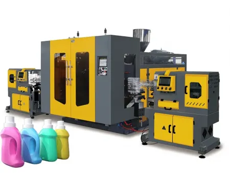 ماكينة قولبة النفخ بطريقة البثق لعبوات ذات حجم من 1 إلى 12 لتر 1-12L Container Extrusion Blow Moulding Machine