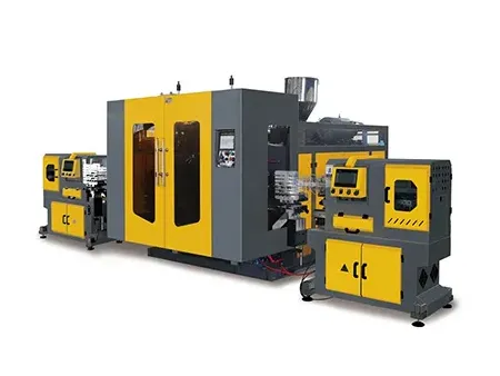 ماكينة قولبة النفخ بطريقة البثق لعبوات ذات حجم من 1 إلى 12 لتر 1-12L Container Extrusion Blow Moulding Machine