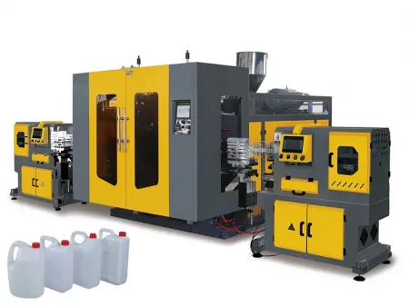 ماكينة قولبة النفخ بطريقة البثق للجالونات Gallon Bottle Extrusion Blow Moulding Machine