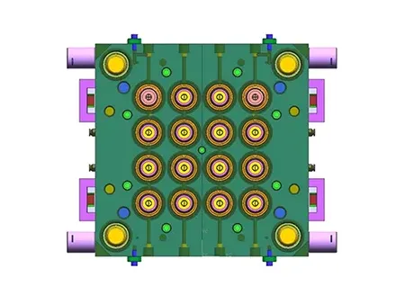 قوالب تشكيل أغطية وسدادات العبوات البلاستيكية Cap & Closure Moulds