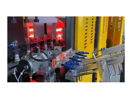 ماكينة قولبة النفخ بالمط الآلية Fully Automatic Stretch Blow Moulding Machine