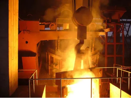 فرن القوس الكهربائي (EAF) Electric Arc Furnace