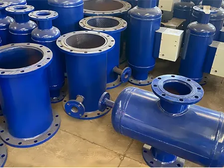 جهاز إزالة التلوث وتفريغ الغاز (إزالة الغاز) مع أنبوب حلزوني Spiral Degassing and Decontamination Device