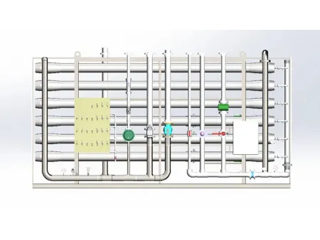 نظام المعالجة بتقنية غشاء الترشيح النانوي (ممبرين للترشيح الدقيق) Nanofiltration Membrane Device