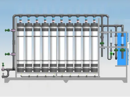 نظام المعالجة بتقنية غشاء الترشيح الفائق (ممبرين للترشيح الفائق) Ultrafiltration Membrane Device