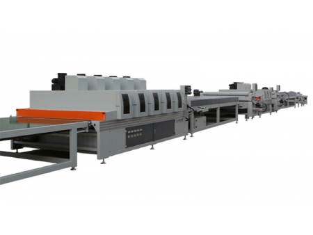 خط الطلاء بالأشعة فوق البنفسجية لإنتاج ألواح أرضيات SPC (أرضيات الباركيه) UV Coating Line for SPC Flooring Production