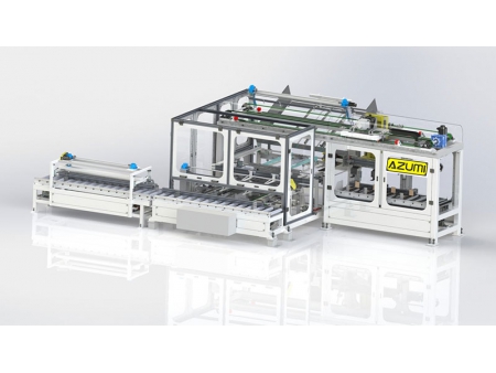 نظام تعبئة وتغليف ألواح الأرضيات الآلي Automatic Flooring Packaging Line