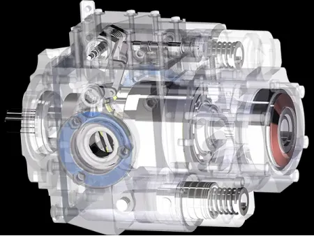 مضخة مكبسية محورية ذات دائرة مغلقة، فئة HPV Closed Circuit Axial Piston Pump