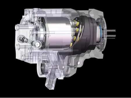 محرك مكبس محوري ذو دائرة مغلقة، فئة LMV Closed Circuit Axial Piston Motor