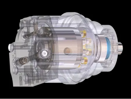 محرك مكبس محوري ذو دائرة مغلقة، فئة HMFC Closed Circuit Axial Piston Motor