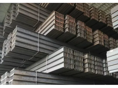 الكمرات الطولية بقطاع I (كمر متوازي، كمر إنجليزي، كمر I) Steel I Beam