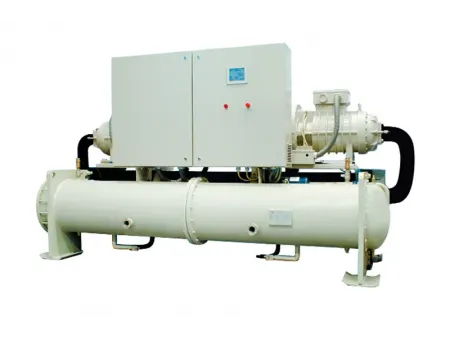 مبرد حلزوني بالماء شبه محكم (نظام تبريد شيلر لولبي) Open / Semi-Hermetic Water-Cooled Screw Chiller