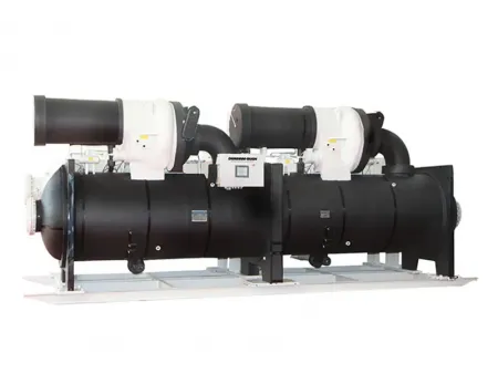 مضخة حرارية مع مبرد بنظام الطرد المركزي Centrifugal Chiller Heat Pump Unit