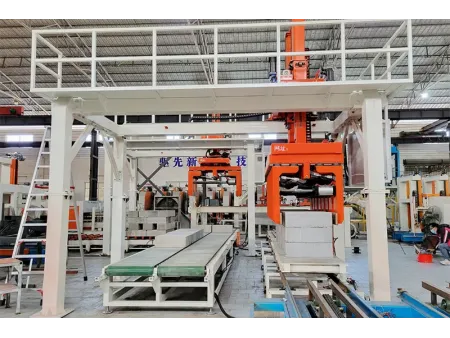 ماكينة الرفع والتكديس للألواح والكتل الخرسانية Lifting & Stacking Machine