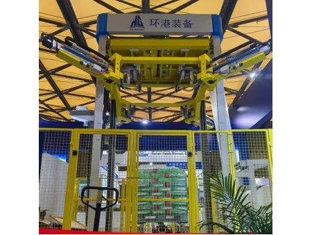 ماكينة تغليف الأكياس بغطاء مطاطي  Automatic Stretch Hooding Machine