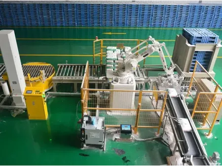 منصة روبوتية آلية لنقل ومناولة الأكياس  Robotic Bag Palletizer