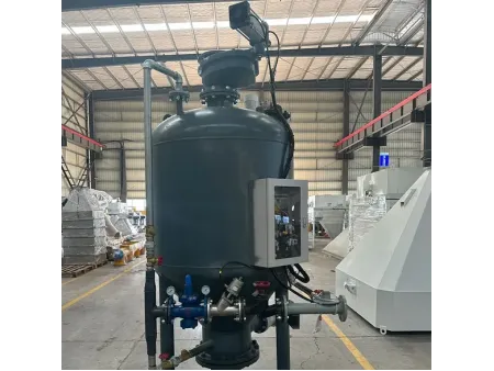 نظام النقل بالهواء عالي الضغط (لنقل المساحيق والحبيبات عبر أنابيب قابلة للتكيف)  Pneumatic Conveying