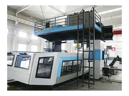 ماكينة حفر وتفريز CNC جسرية، هيكل جسري ثابت وطاولة متحركة