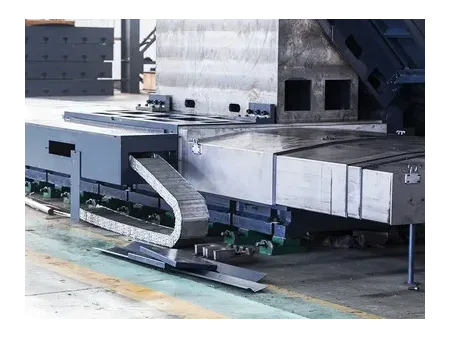 ماكينة حفر وتفريز CNC جسرية، هيكل جسري متحرك وطاولة ثابتة