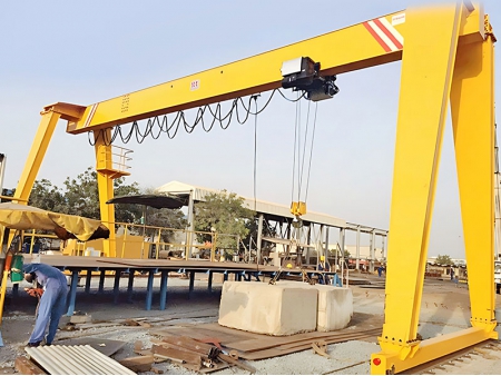 رافعة جسرية بمعايير أوروبية European Standard Gantry Crane