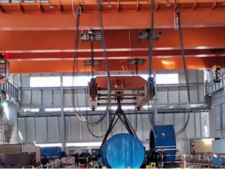 رافعة علوية لمحطات توليد الطاقة الكهربائية Overhead Crane for Power Plants