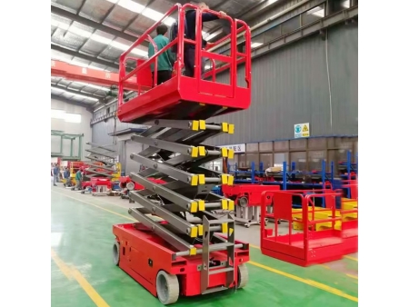 رافعة مقصية (منصة عمل جوية) Scissor Lift, Aerial Work Platform