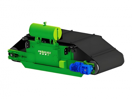 الفاصل المغناطيسي (فصل المعادن من المخلفات بالمغناطيس الدائم) Magnetic Separator