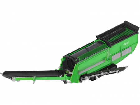 غربال تروميل متنقل (منخل تروميل) Mobile Trommel Screen