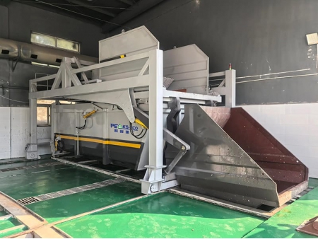 محطة كبس النفايات ذات آلية رفع  High-Lift Garbage Compression Station
