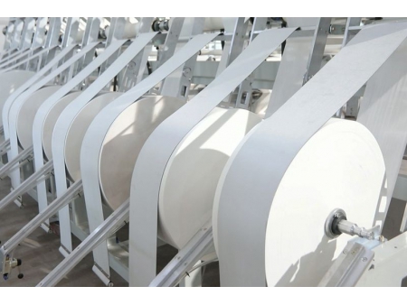 خط إنتاج مناديل مبللة (مع حدة الطي والترطيب والتكديس والتغليف)، سلسلة Fully Automatic Wet Wipes وحدة الطي Converting Machine