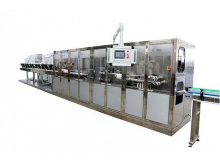 خط إنتاج مناديل مبللة (مع حدة الطي والترطيب والتكديس والتغليف)، سلسلة Fully Automatic Wet Wipes Folding Converting Machine