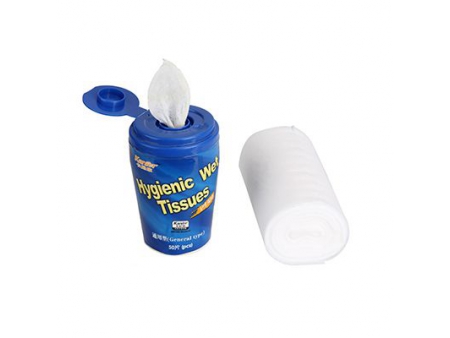 ماكينة إنتاج مناديل مبللة في علب أسطوانية، سلسلة Canister Wet Wipes Machine