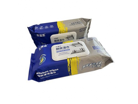 ماكينة وضع غطاء علب مناديل مبللة (إدراج الغطاء ولصق الليبل ووضع الغطاء بدقة عالية) Fully Automatic Wet Wipes Lid Applicator Machine