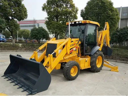 WZ30-25  لودر حفار (باكو لودر، جرافة مع حفار خلفي)، قوة الحفر والتحميل في آلة واحدة
