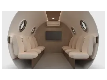 غرفة العلاج بالأكسجين بضغط متوسط/ كبسولة الأكسجين المضغوط (مخصصة لأكثر من 4 أشخاص)