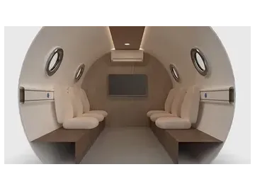غرفة العلاج بالأكسجين بضغط متوسط/ كبسولة الأكسجين المضغوط (مخصصة لأكثر من 4 أشخاص)