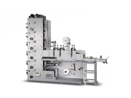 آلة الطباعة فليكسو (Flexo) بثلاث محطات للقطع القالبي الدوار، ZBS-450G