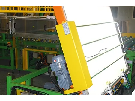 ناقل إمالة لفحص ألواح الزجاج  Tilt Inspection Conveyor