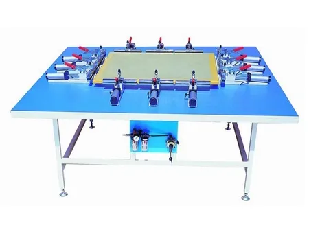 ماكينة شد الشاشة الهوائية  Pneumatic Screen Stretching Machine