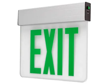 JELEX   لوحة مخرج طوارئ LED بإضاءة جانبية (ت تحتوي على 12 لمبة/ دايود LED باللونين الأحمر والأخضر)