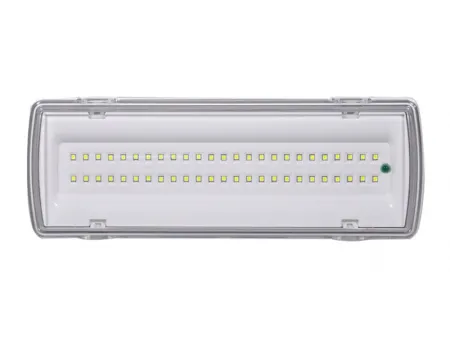 LE507L-50   كشاف طوارئ جداري أو سقفي بـ 50 لمبة LED نوع SMD2835 (مدمج مع لافتة مخرج طوارئ مضيئة)