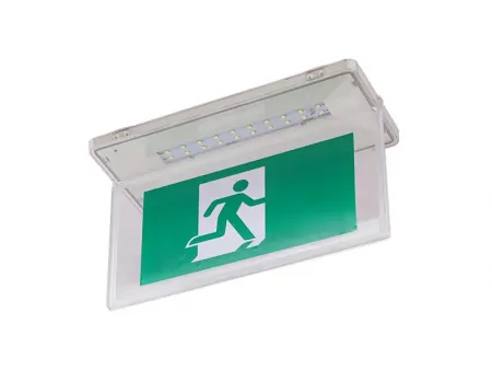 LE517    لوحة خروج طوارئ LED مقاومة للماء (مدمجة مع ملصق سهم اتجاه الخروج و20 عدسة ليد)
