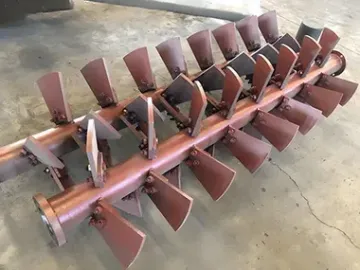 خلاط ثنائي العمود/ خلاط دوّار مزدوج الأعمدة  Double Shaft Mixer