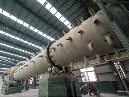 مجفف بالأسطوانة الدوارة (كفاءة عالية في تجفيف المواد في مختلف الصناعات) Rotary Drum Dryer