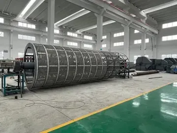 غربال تروميل الأسطواني الدوار Trommel Screen