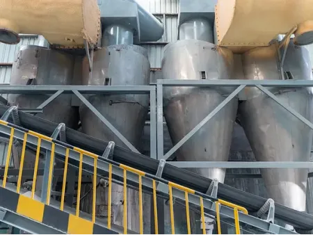 فاصل إعصاري (تنقية فعالة للغازات الصناعية المحمّلة بالغبار) Cyclone Separator