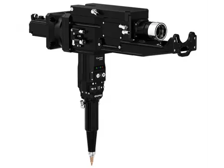 رأس قطع فايبر ليزر بقدرة 20 كيلوواط للحواف المائلة (زاوية قائمة بنظام بندول رقاص، تركيز تلقائي) 20kW Fiber Laser Bevel Cutting Head (Single Pendulum Right Angle, Auto Focus)