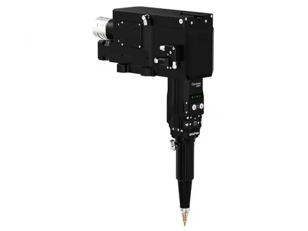 رأس قطع فايبر ليزر بقدرة 20 كيلوواط للحواف المائلة (زاوية قائمة بنظام بندول رقاص، تركيز تلقائي) 20kW Fiber Laser Bevel Cutting Head (Single Pendulum Right Angle, Auto Focus)